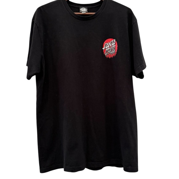 Santa Cruz Skateboards Men’s Black Graphic T-Shirt - Picture 2 of 5